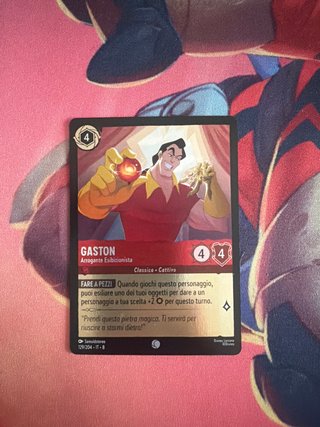 Gaston Arrogante Esibizionista Disney Lorcana