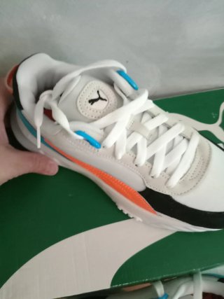 Zapatillas Puma Talla 39 Naranja y Blanco