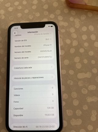iPhone Apple 11 con 128 GB