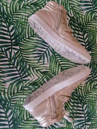 Botín niña Okaidi dorado talla 38