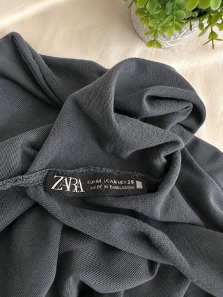 Camiseta Zara Algodón Talla M Mujer Manga Larga