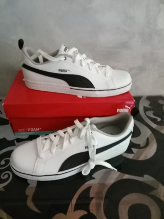 Zapatillas Puma Talla 44 Blancas y Negras