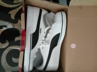 Zapatillas Puma Talla 44 Blancas y Negras