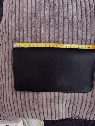 Cartera Harley Davidson Cuero Negra
