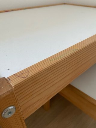 Mesa y 2 Sillas Infantiles Madera