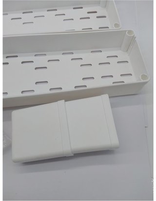 SOLEJAZZ Carrello di Stoccaggio a 3 Livelli - Scorrevole - Sottile - Multiuso - Organizzatore di Scaffali Mobili