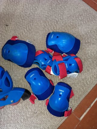 Patines Oxelo azules niño Talla 28-30