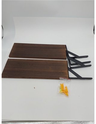 Scaffali a Parete Uten - Set di 2 Mensole Galleggianti in Legno da 42 cm - Capacità Max 30 kg - Ideale per Camera da Letto - Soggiorno