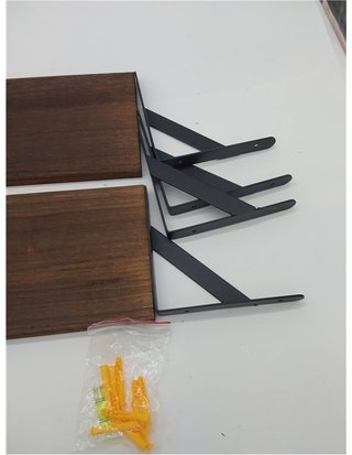 Scaffali a Parete Uten - Set di 2 Mensole Galleggianti in Legno da 42 cm - Capacità Max 30 kg - Ideale per Camera da Letto - Soggiorno