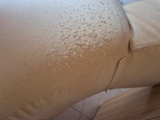 Butaca de tela beige
