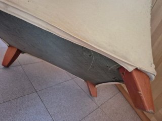 Butaca de tela beige