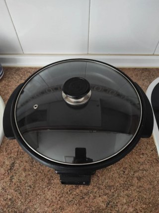 Olla Eléctrica Pizza Pan con Termostato