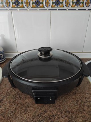 Olla Eléctrica Pizza Pan con Termostato