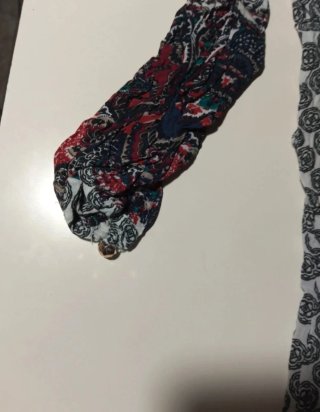 Túnica estampada multicolor