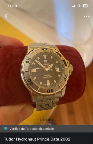 Tudor Prince Date Hydronaut 2002
