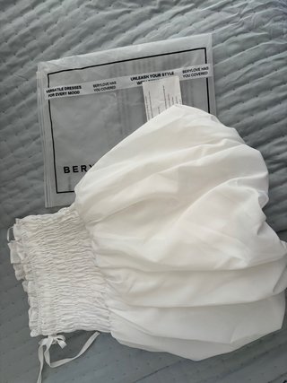 Falda veraniega blanca talla L