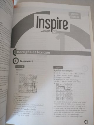Libro francés A1 EOI Inspire