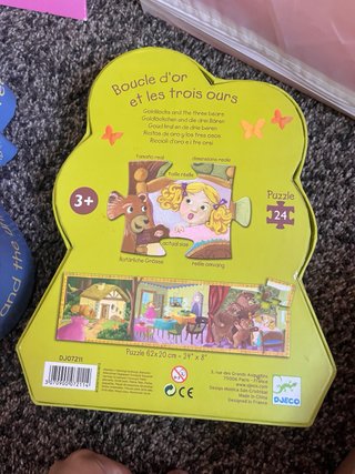 Pack 4 Puzzles Djeco Infantiles