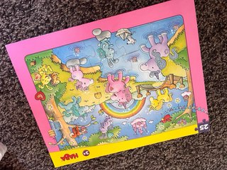 Pack 4 Puzzles Djeco Infantiles