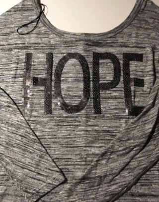 Camisola Cinza Manga Comprida HOPE