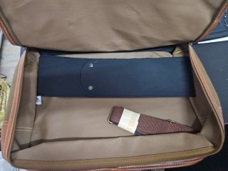 Maletín o maleta de viaje Vintage Piel y Lona