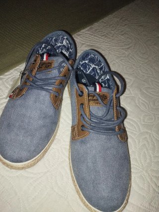 Zapatillas Tino Gonzalez Azul y Marrón