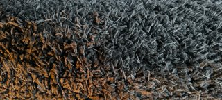 Alfombra gris de poliéster