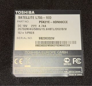 Portatile Toshiba i7 con Windows 10 Pro