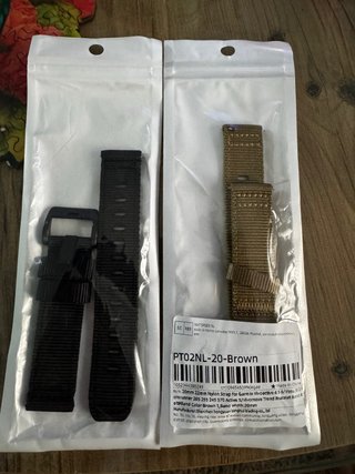 Correa Nylon 20mm Marrón Garmin