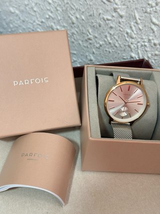 Reloj Parfois Original Dorado y Plateado