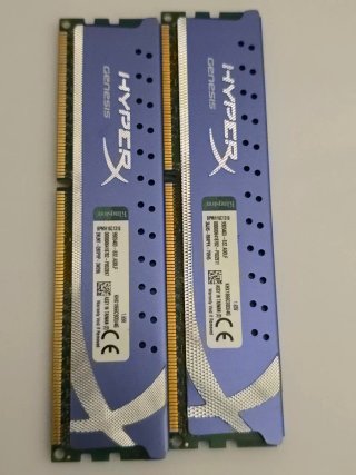 4 x 4 = 16gb  RAM HyperX Kingston