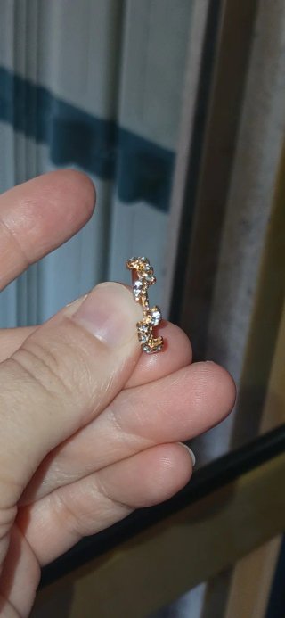 Anello oro 18k con zirconi