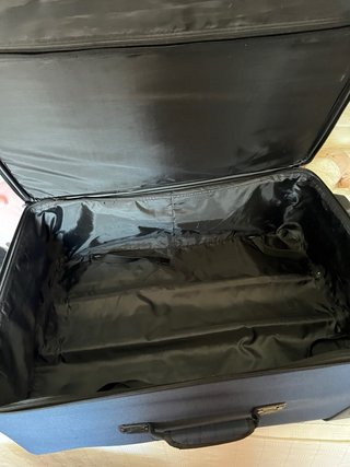 Juego 3 Maletas Casual Azul y Blanco