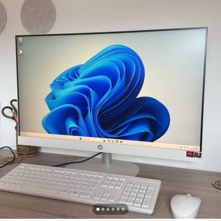 Ordenador HP All-in-One 27 Plata/Blanco