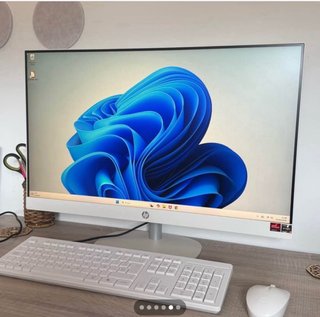 Ordenador HP All-in-One 27 Plata/Blanco