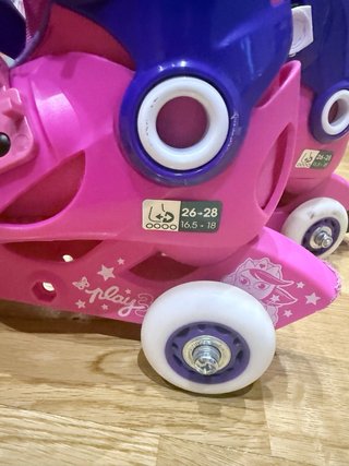 Patines Oxelo niña Talla Ajustable + Casco