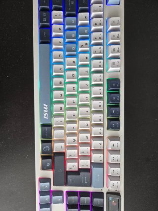 Teclado MSI RGB Blanco