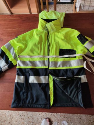 Chaqueta impermeable térmica XL