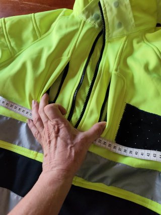 Chaqueta impermeable térmica XL