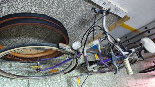 Bicicleta Vintage Morada