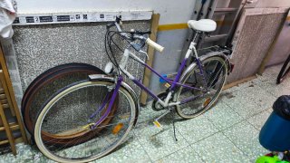 Bicicleta Vintage Morada