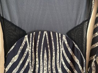 Vestido fiesta lentejuelas azul talla L