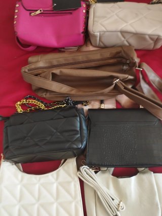 Lote de 7 bolsos de moda