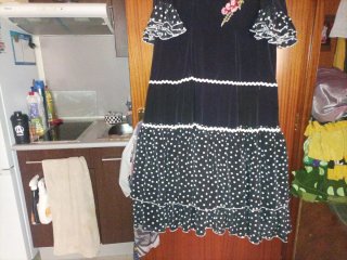 Traje de flamenca negro