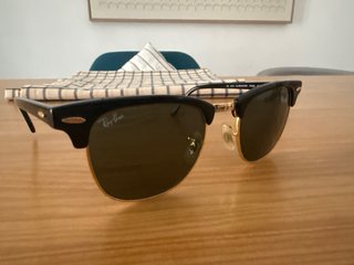 Gafas de sol Ray-Ban Clubmaster Negro/Dorado