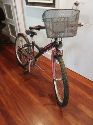 Bicicleta infantil BTWIN con cesta