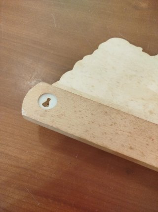 Appendiabiti legno con paperelle