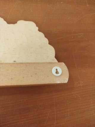 Appendiabiti legno con paperelle