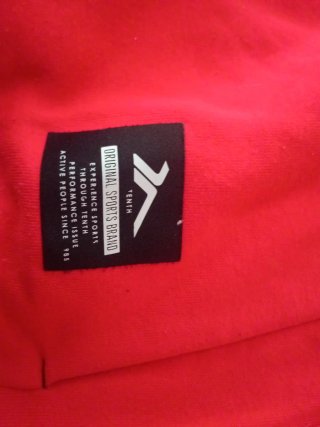 Sudadera Tenth Roja y Azul