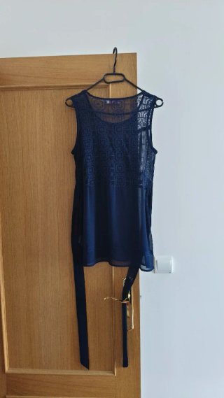 Blusa azul Md'u talla 40 (realmente una M)